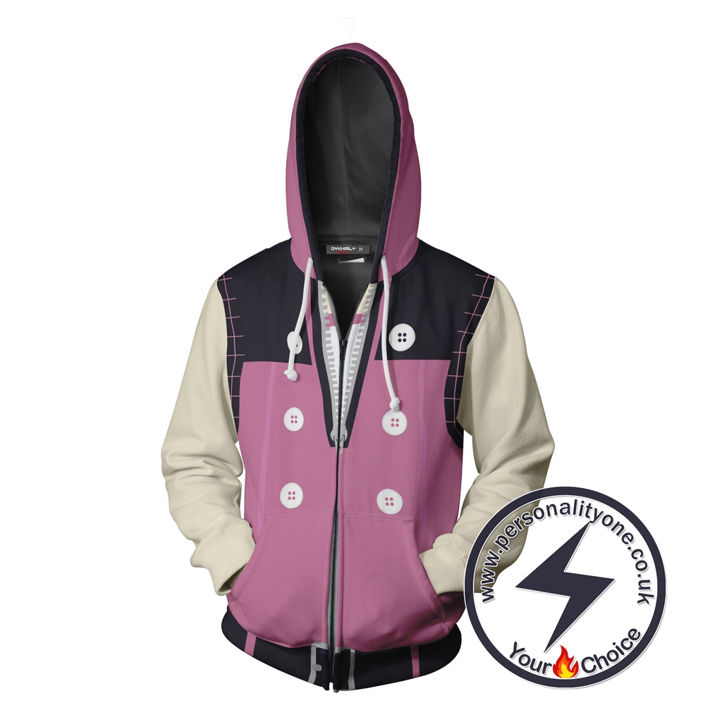 Kingdom Hearts III Kairi Cosplay Zip Up Hoodie Jacket